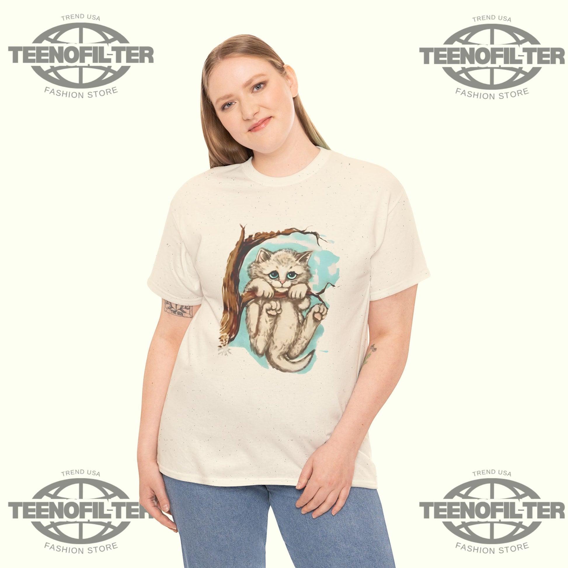 Taylor Swift Hang In There Baby Cat T-shirt - Tee No Filter
