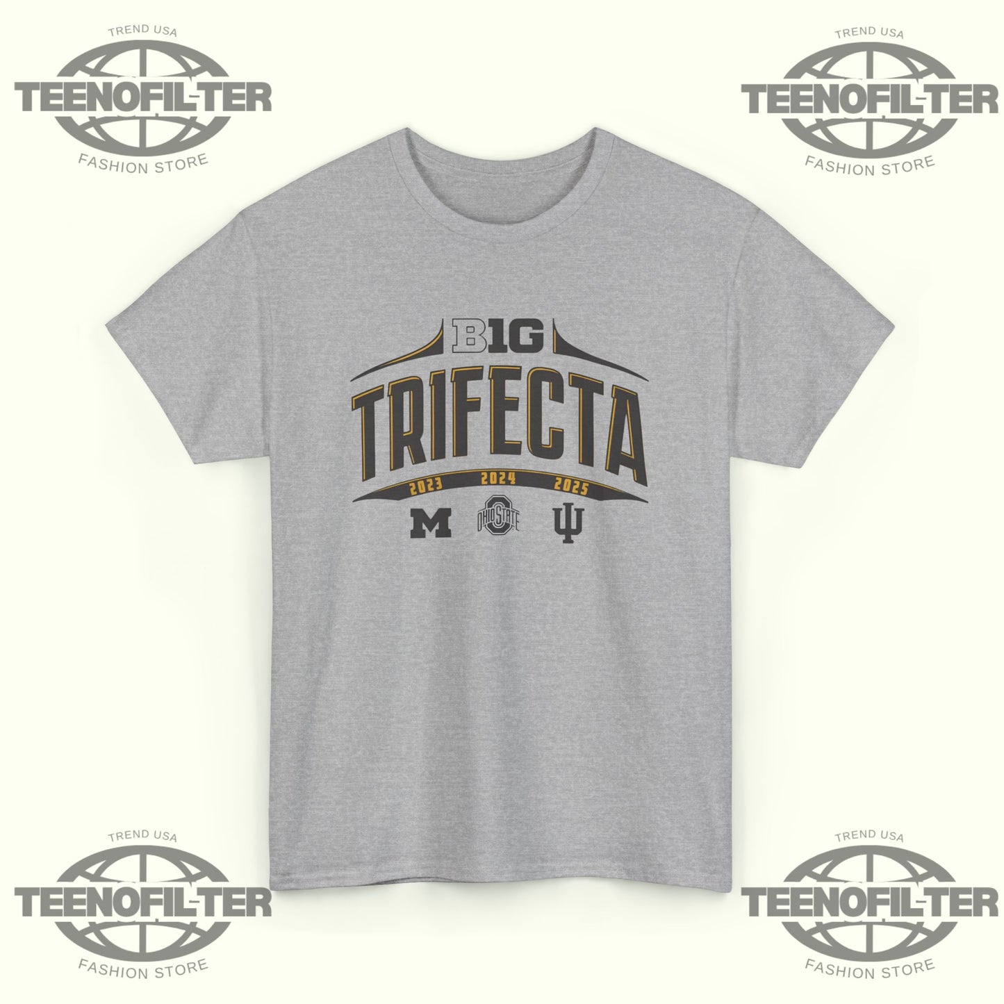 Big Ten Trifecta T-shirt - Tee No Filter