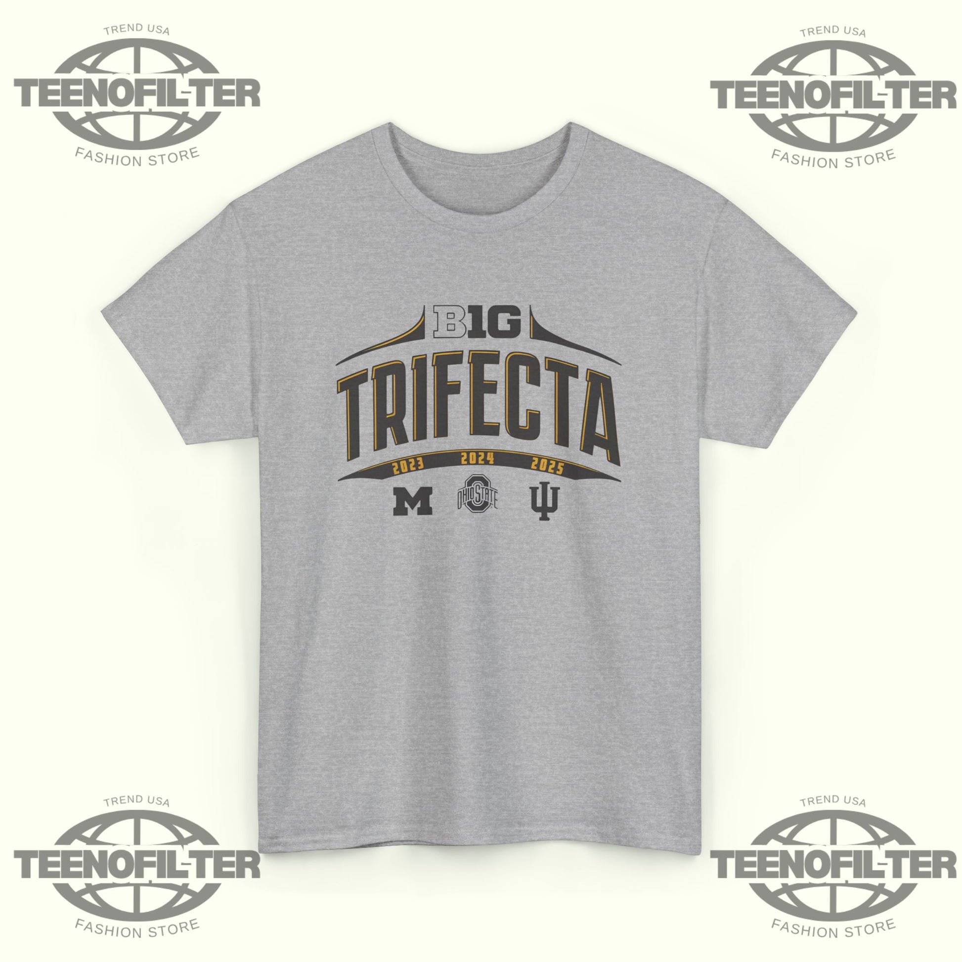 Big Ten Trifecta T-shirt - Tee No Filter