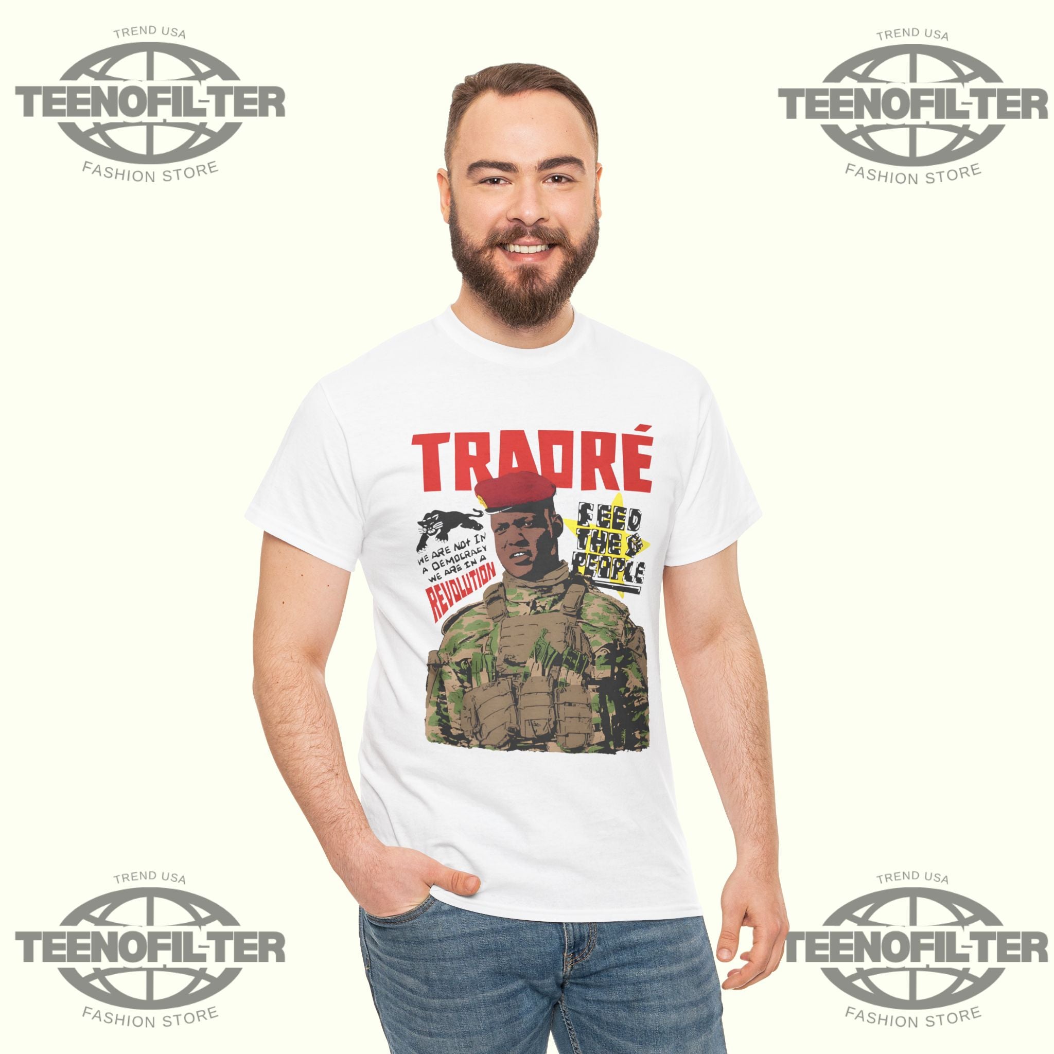 TRAORÉ Military T-shirt