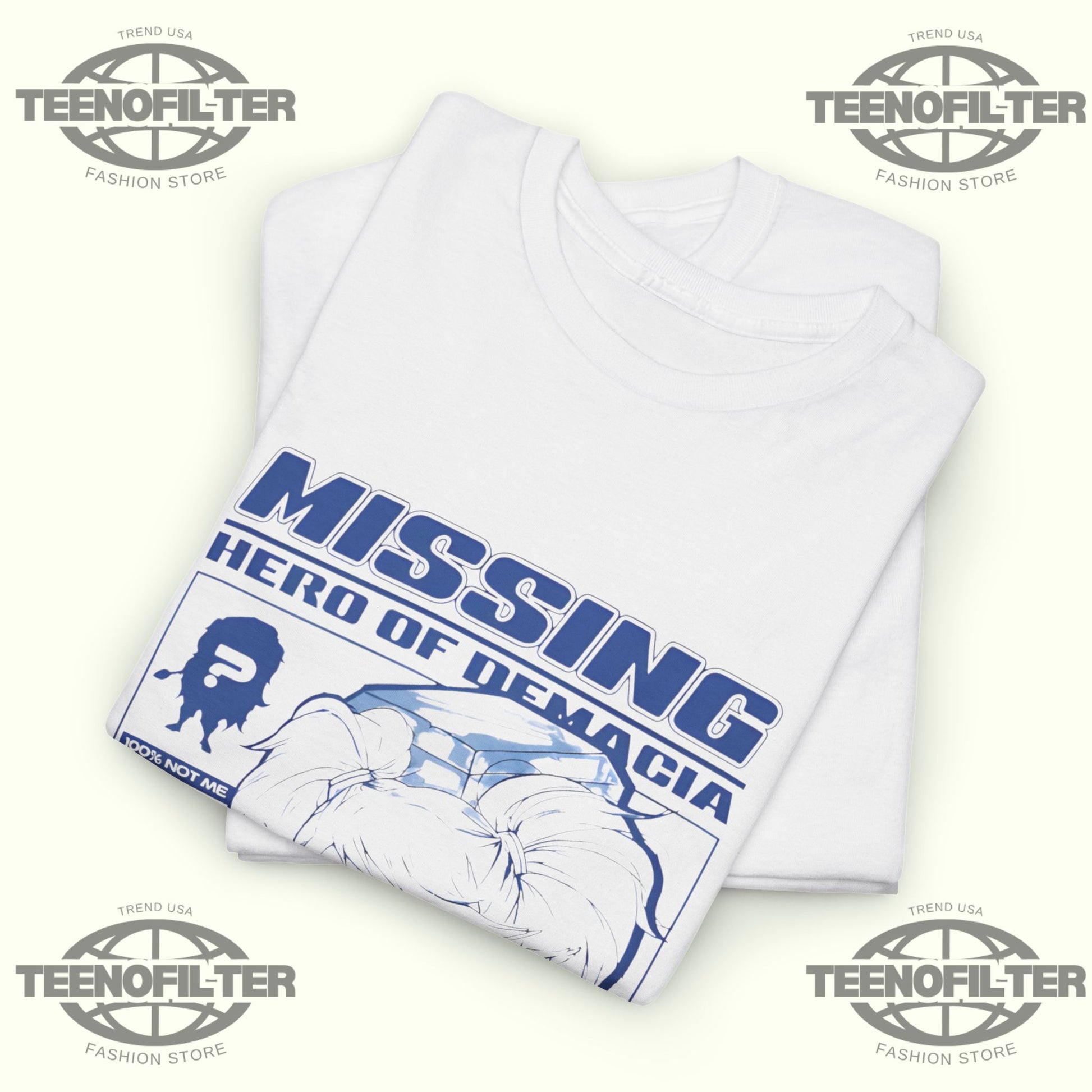 Poppy Missing Hero of Demacia T-Shirt – Manga Style Hammer of Orlon Tribute Tee - Tee No Filter