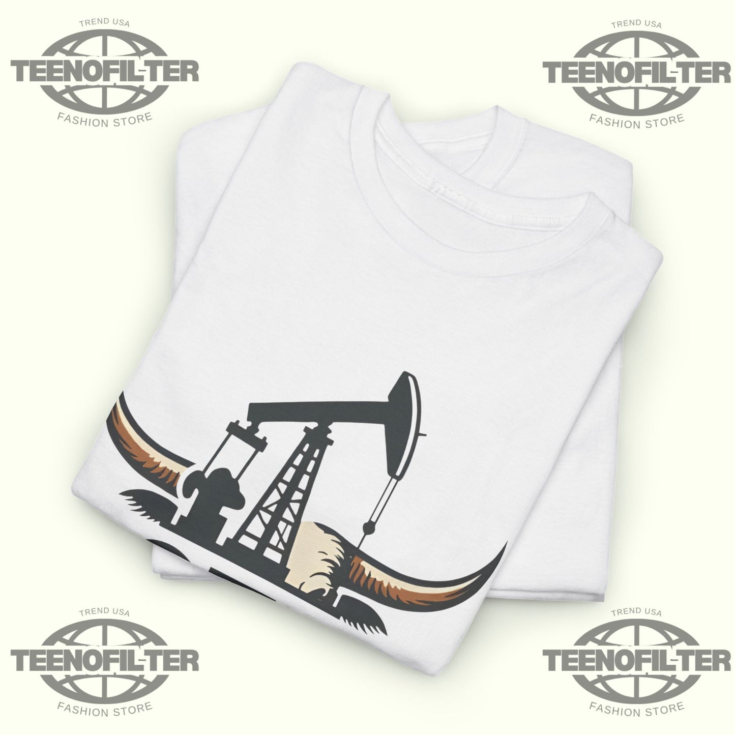 Ctt Oil Exploration and Cattle Midland Texas T-Shirt - Tee No Filter
