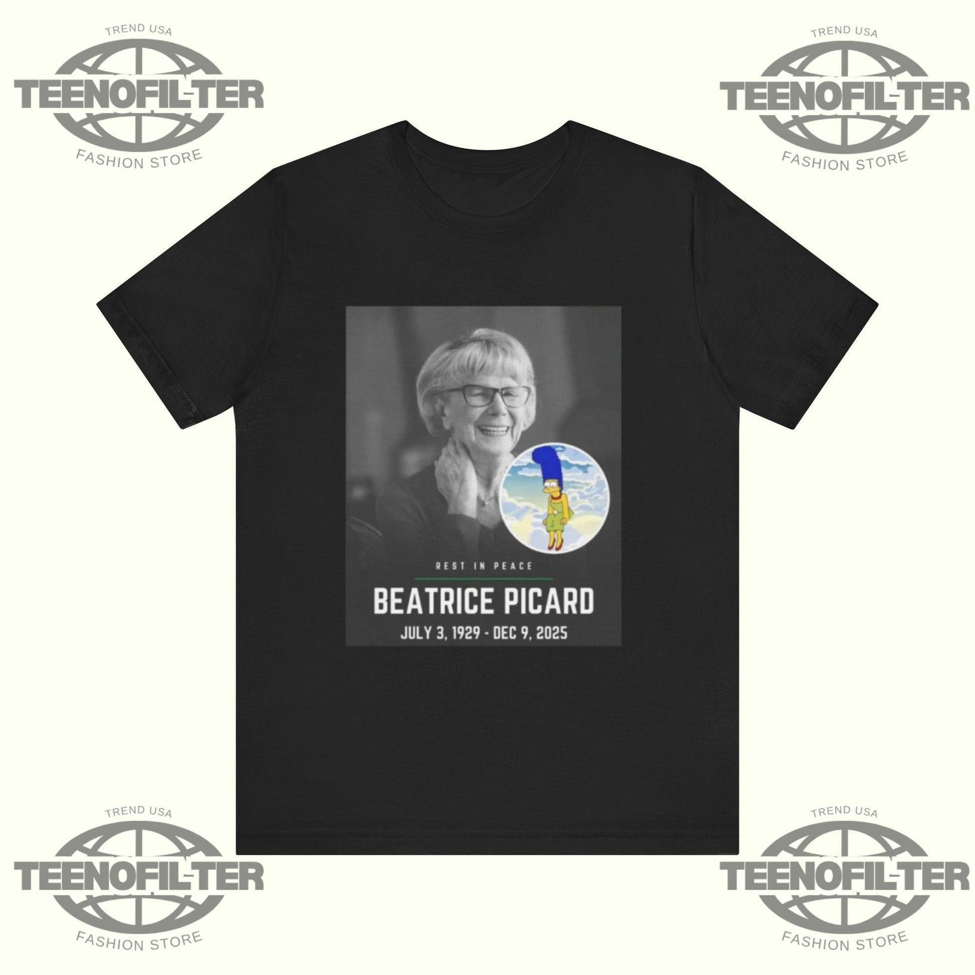 Rest In Peace Beatrice Picard 2025 T-Shirt Printify