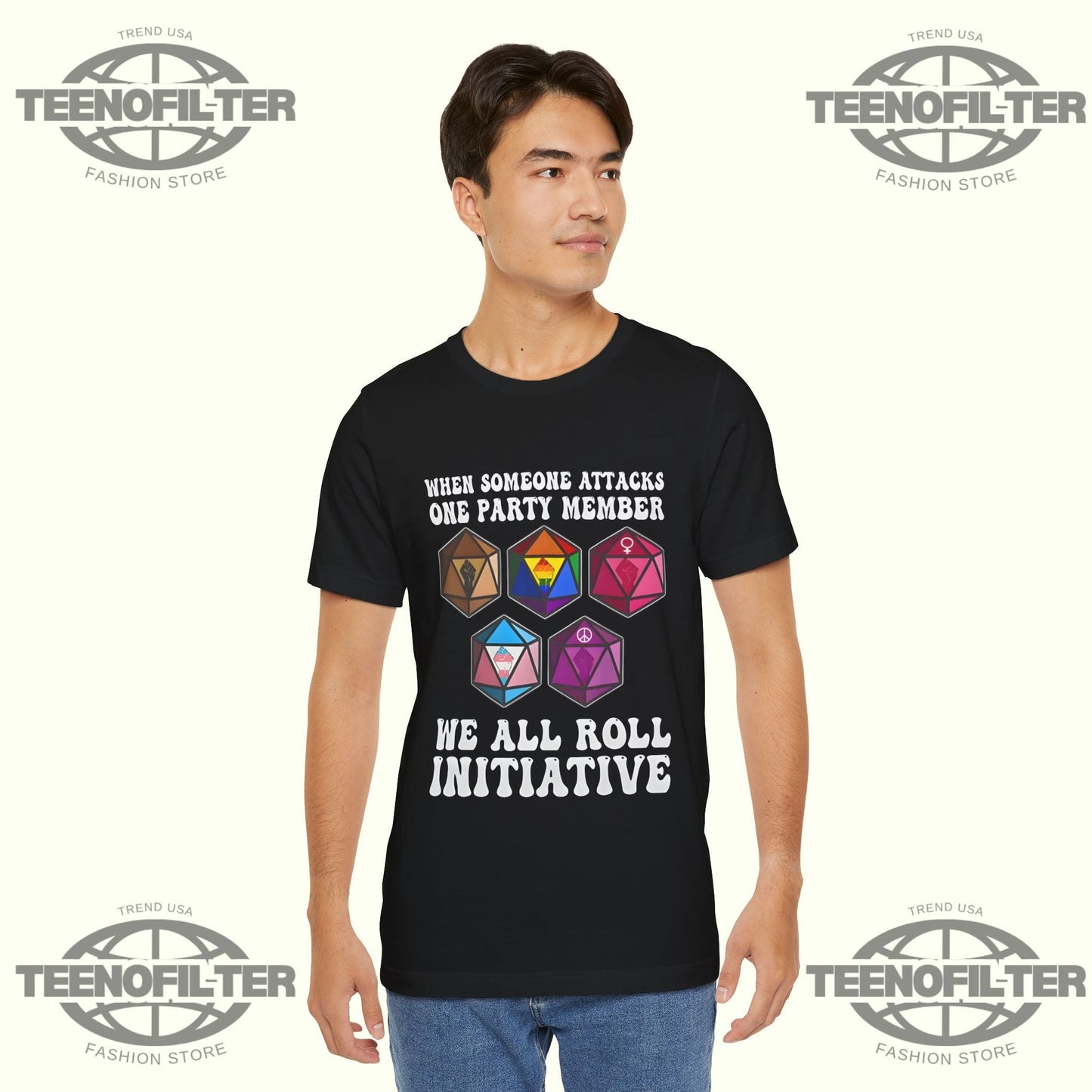 When Someone Attacks One Party Member T-Shirt Printify