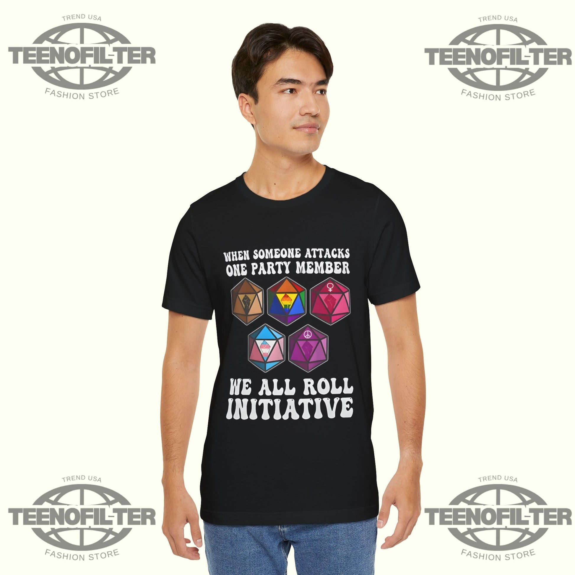 When Someone Attacks One Party Member T-Shirt Printify