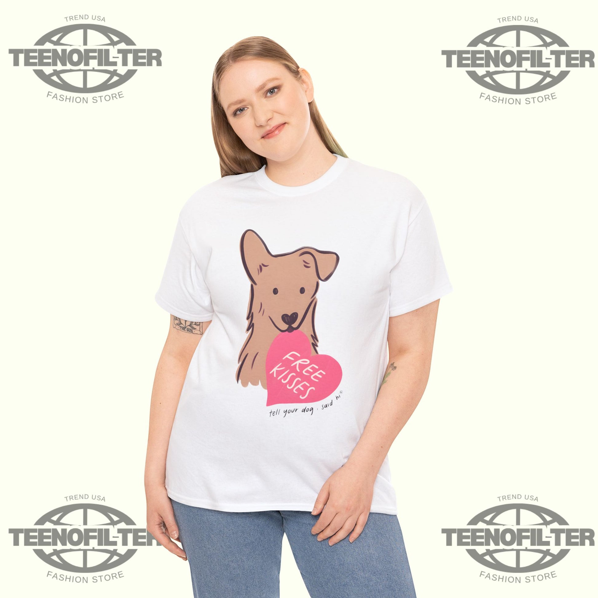 We Rate Dogs Puppy Kisses T-shirt - Tee No Filter