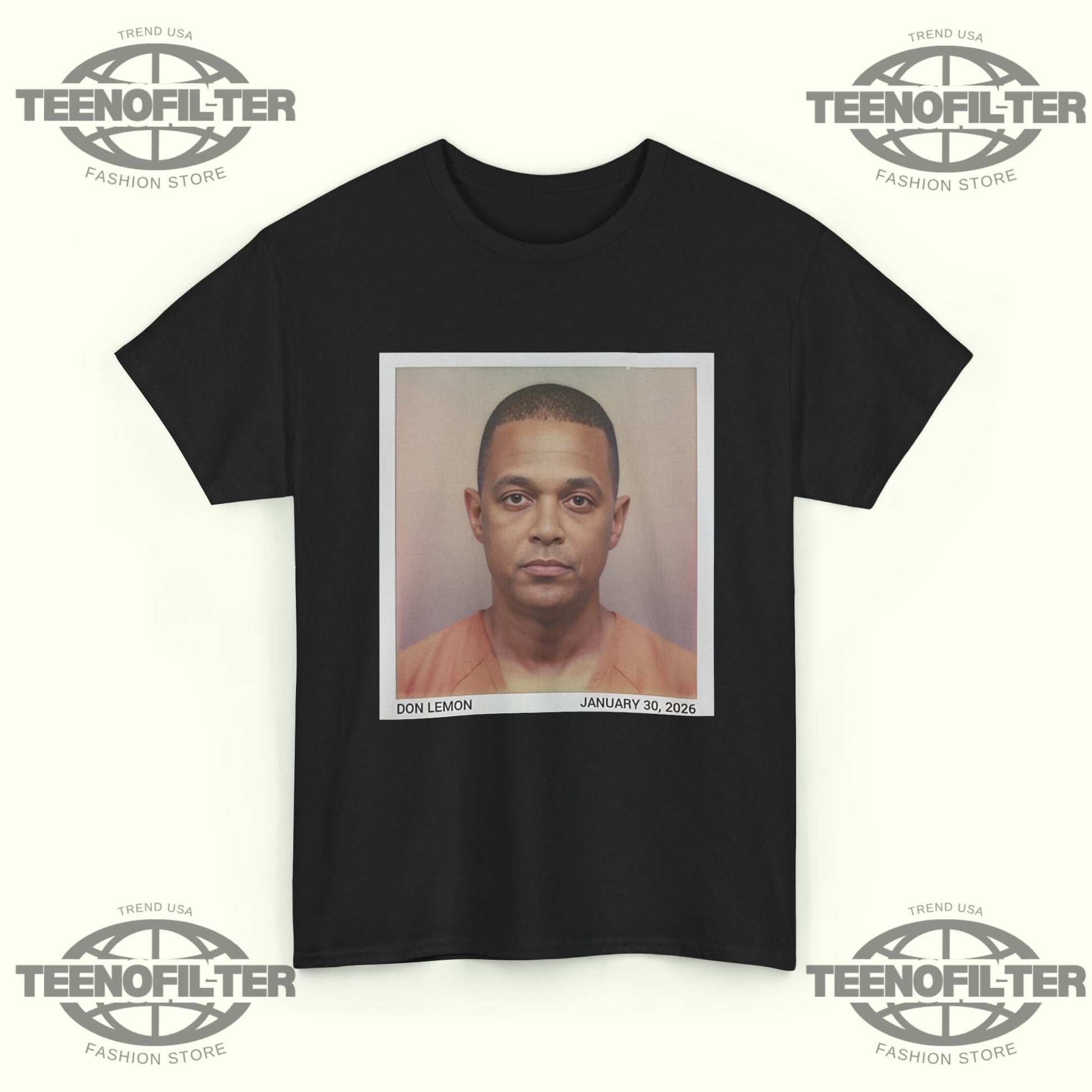 Don Lemon Mugshot Energy T-shirt - Tee No Filter