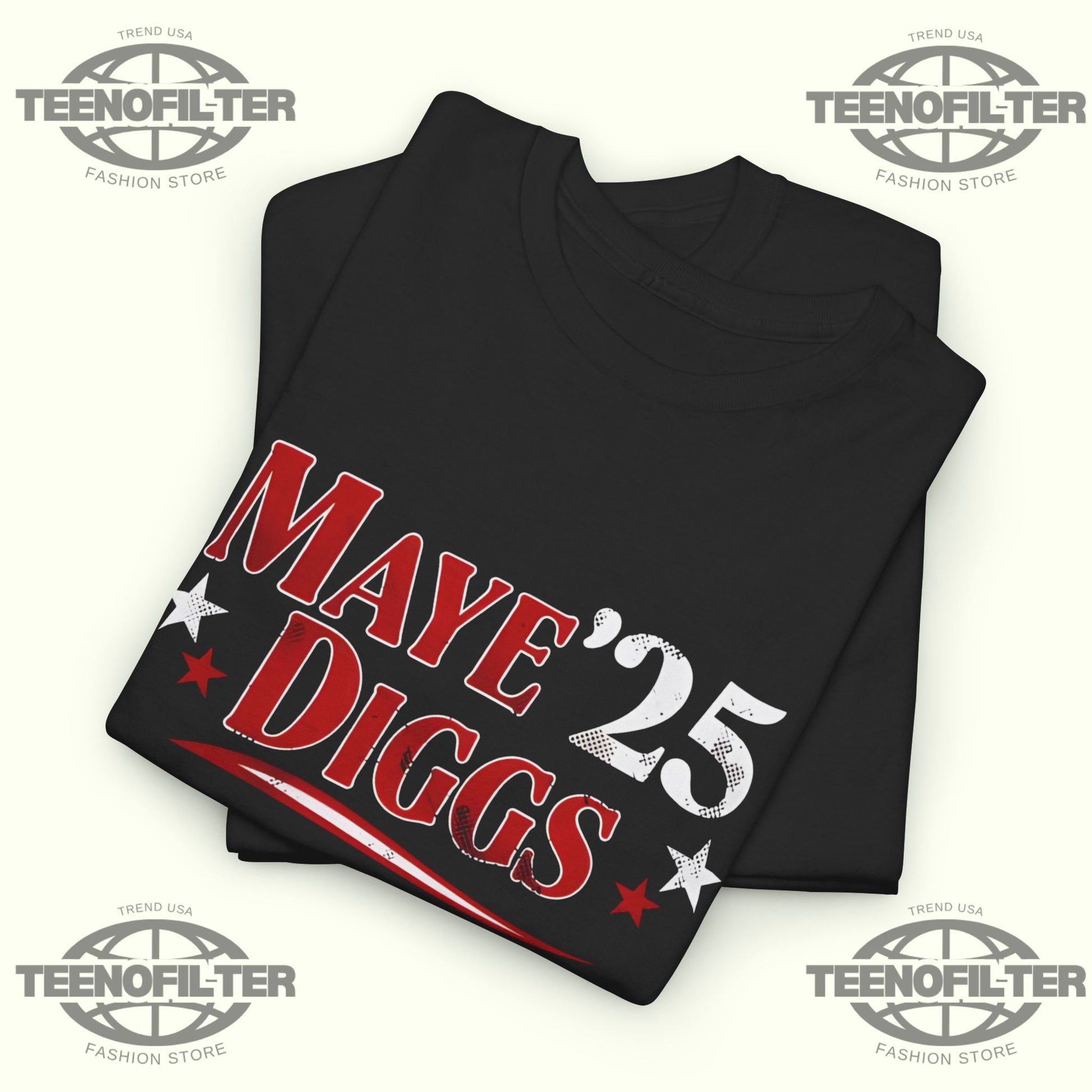 Drake Maye-Stefon Diggs ’25 T-Shirt - Tee No Filter