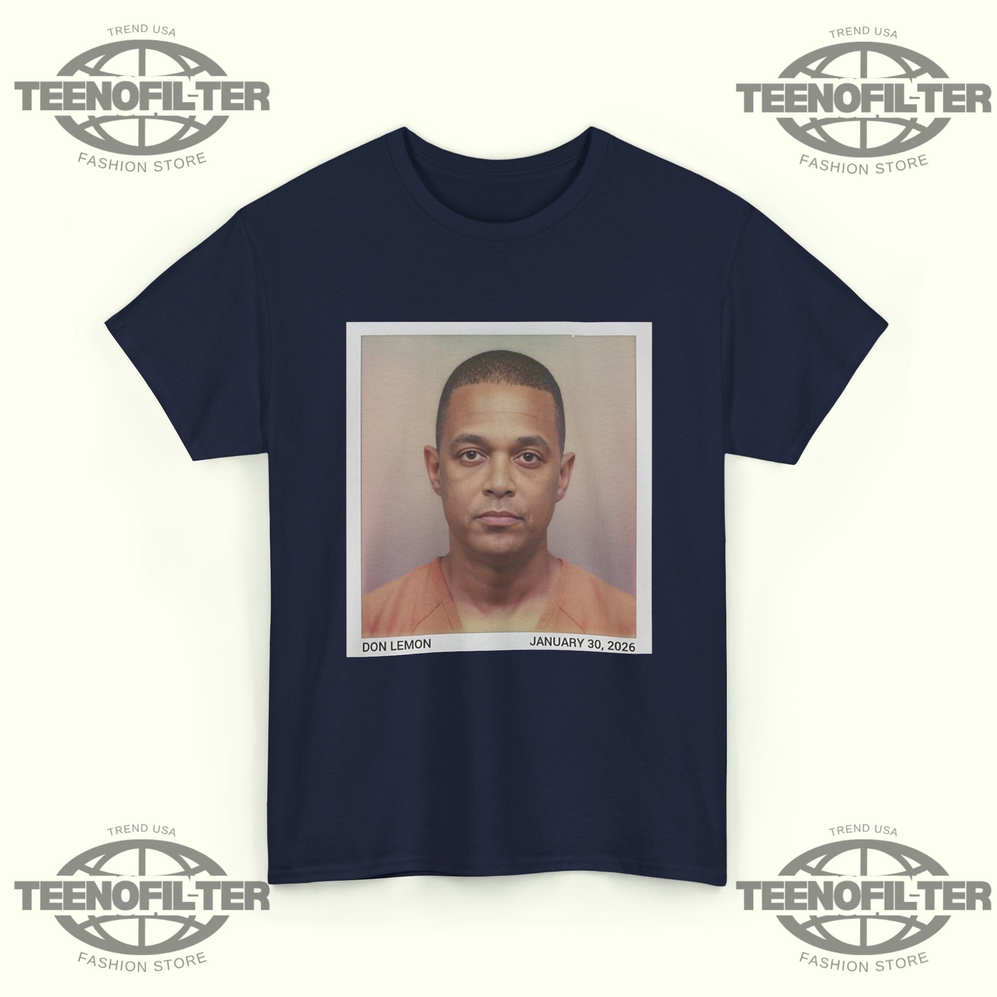 Don Lemon Mugshot Energy T-shirt - Tee No Filter