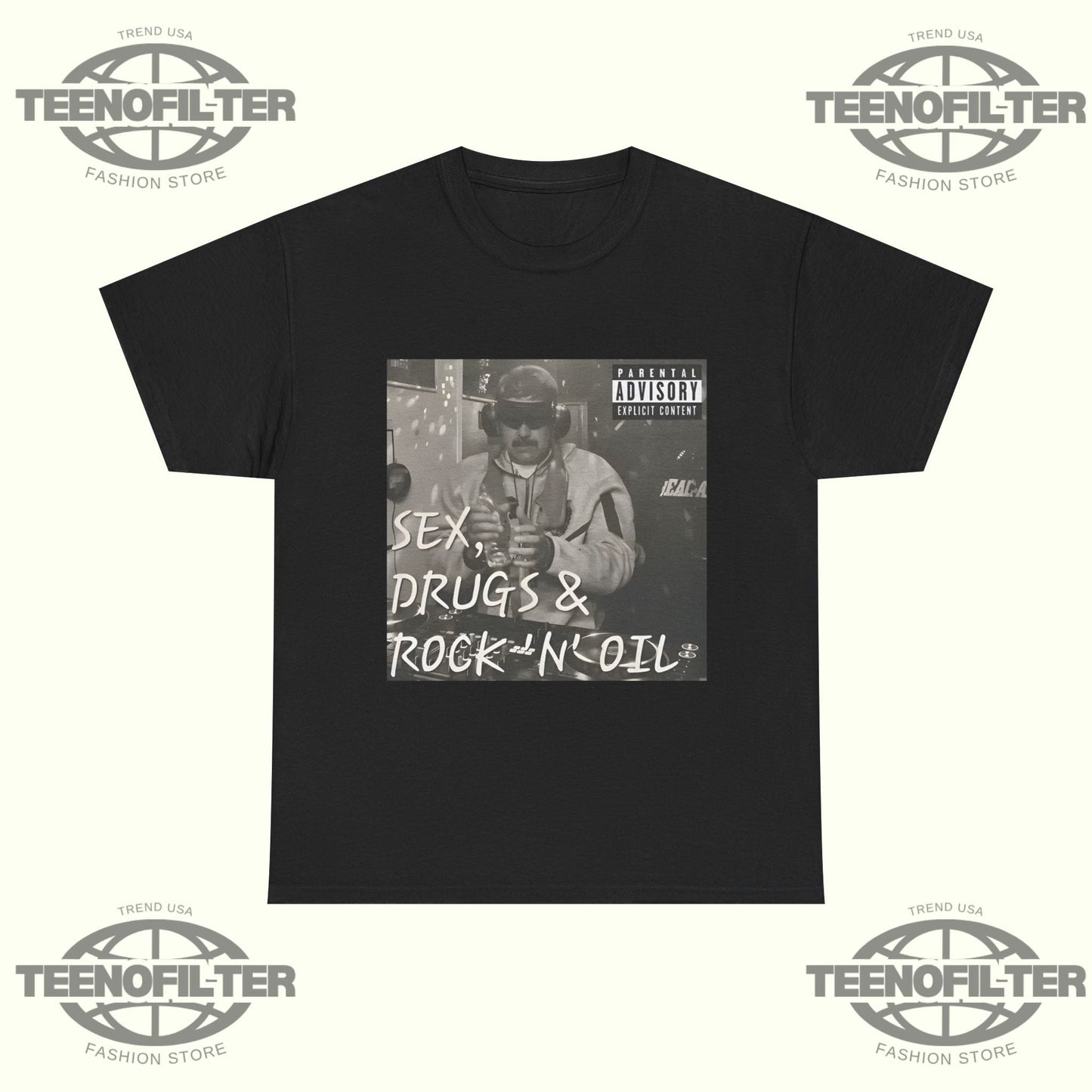 Nicolás Maduro Sex Drugs Rock N Roll & Oil T-Shirt Printify