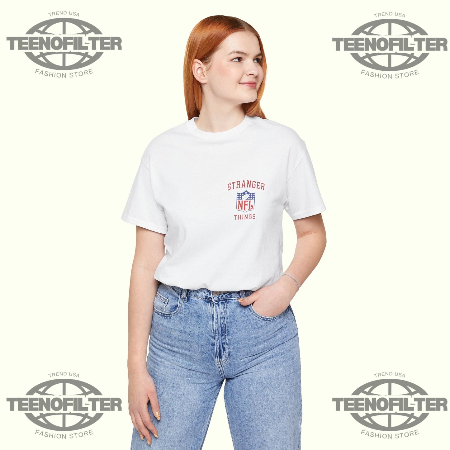 NFL Stranger Things T-shirt Printify