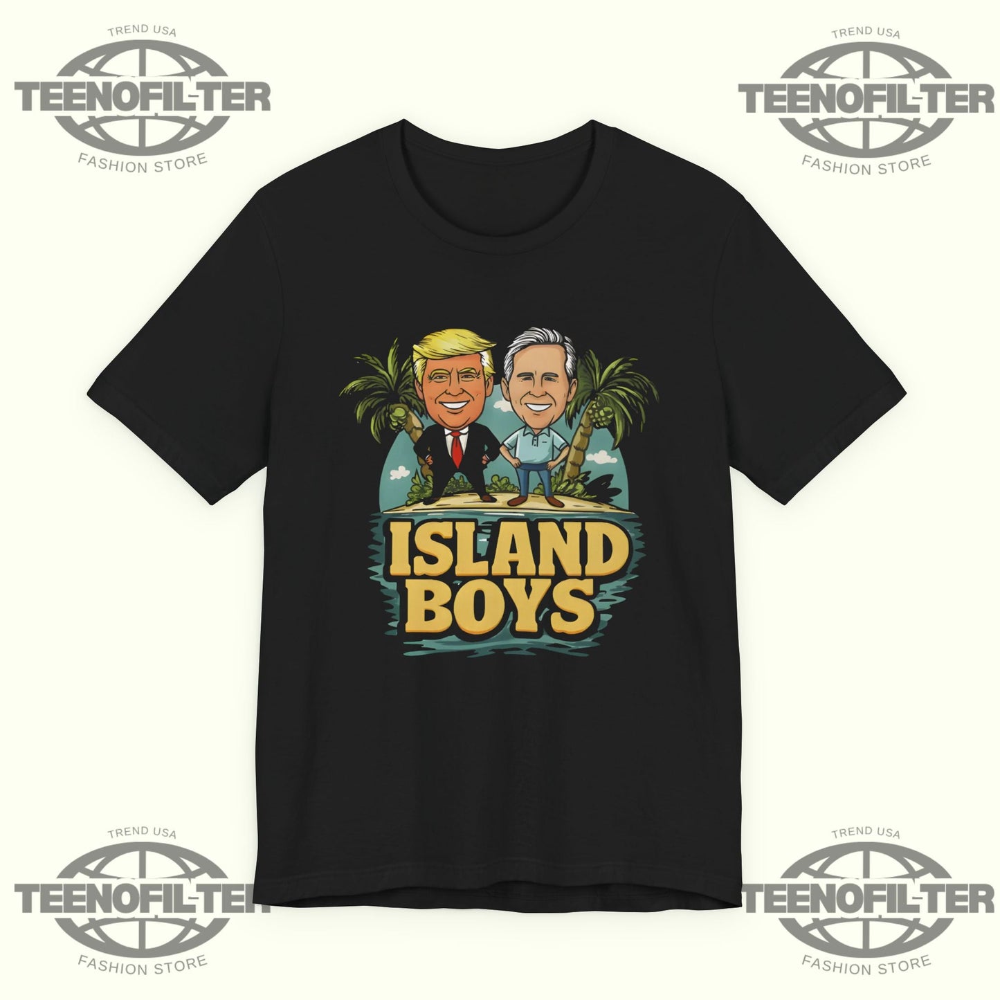 Island Boys Trump Epstein Meme T-Shirt Printify