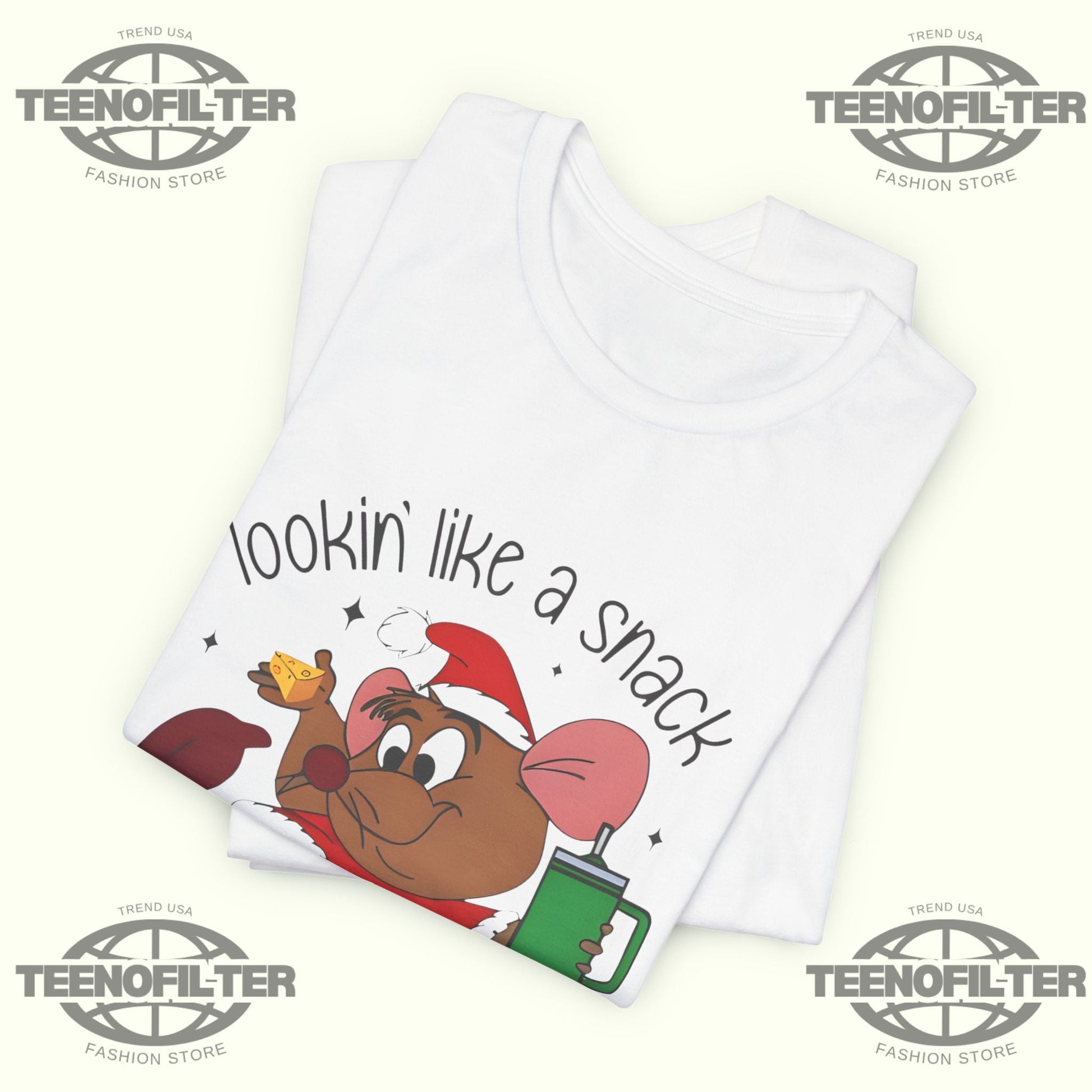 Looking Like A Snack Christmas T-shirt Printify