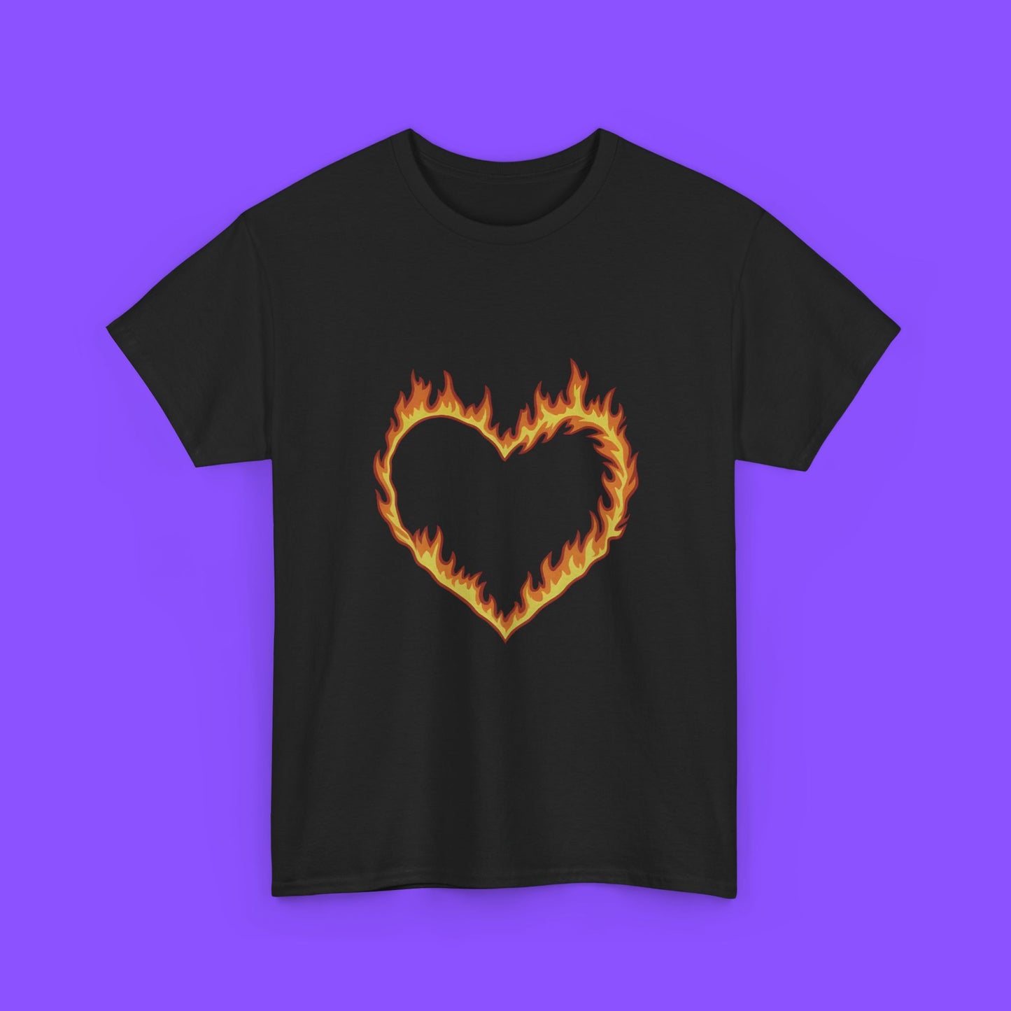 High Potential Morgan Croft Fire Heart Shirt