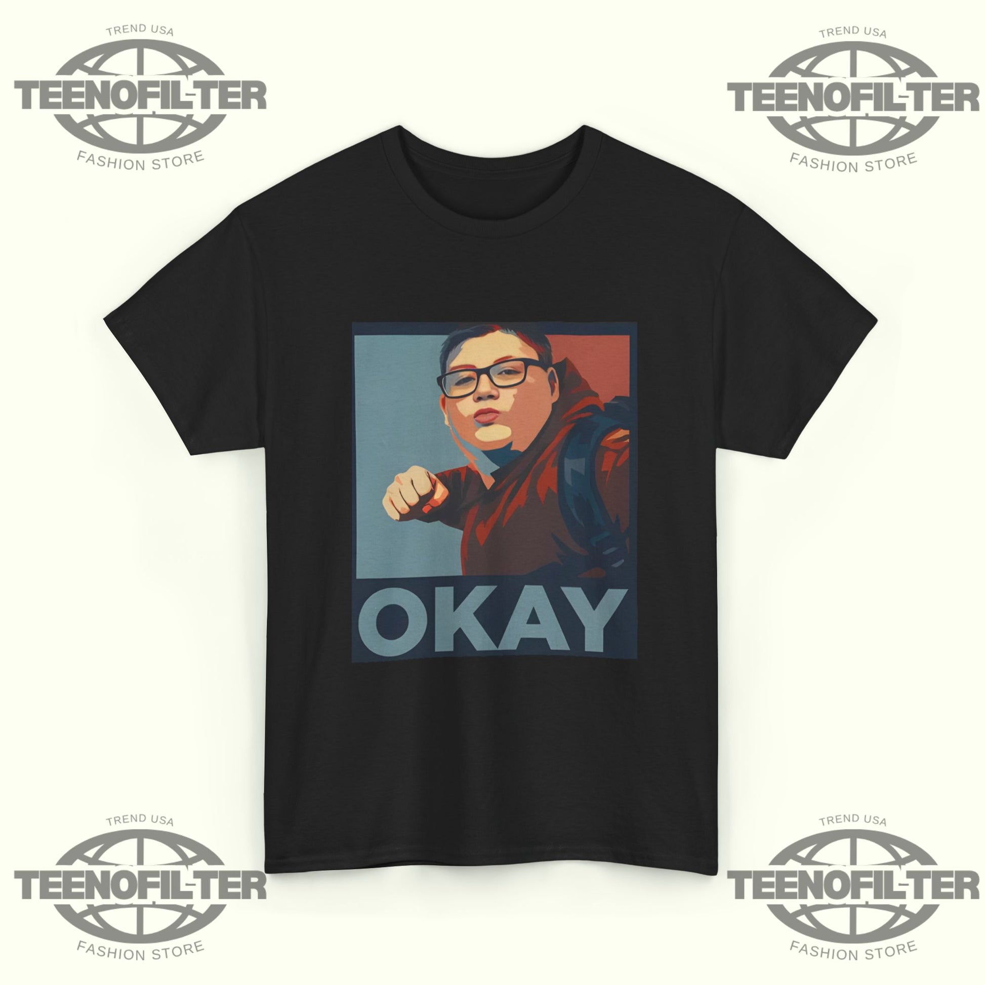 Kid Punches A Nazi Okay T-Shirt – Viral Protest Art Mashup Graphic Tee - Tee No Filter