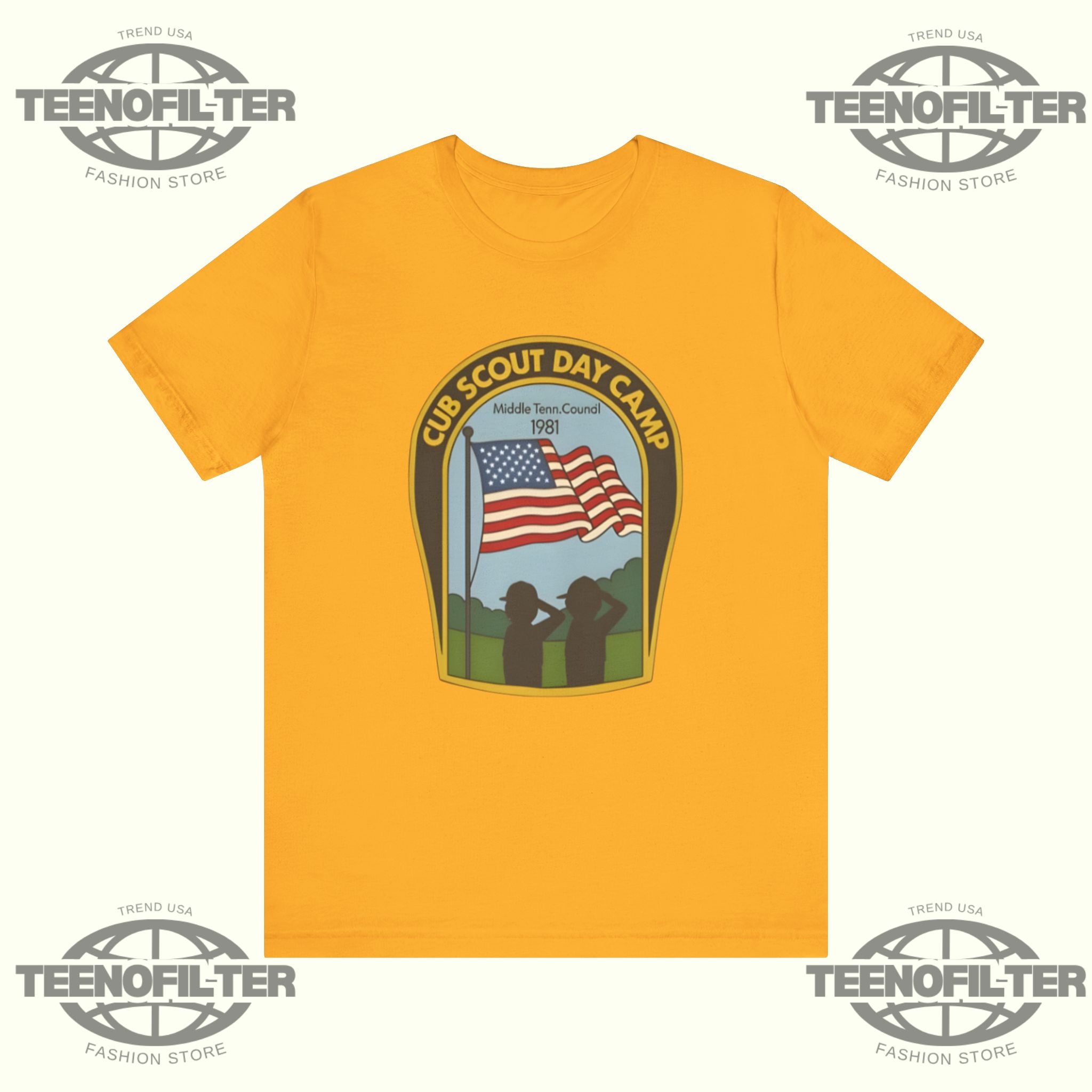 Cub Scout Day Camp Middle Tenn. Council 1981 T-Shirt