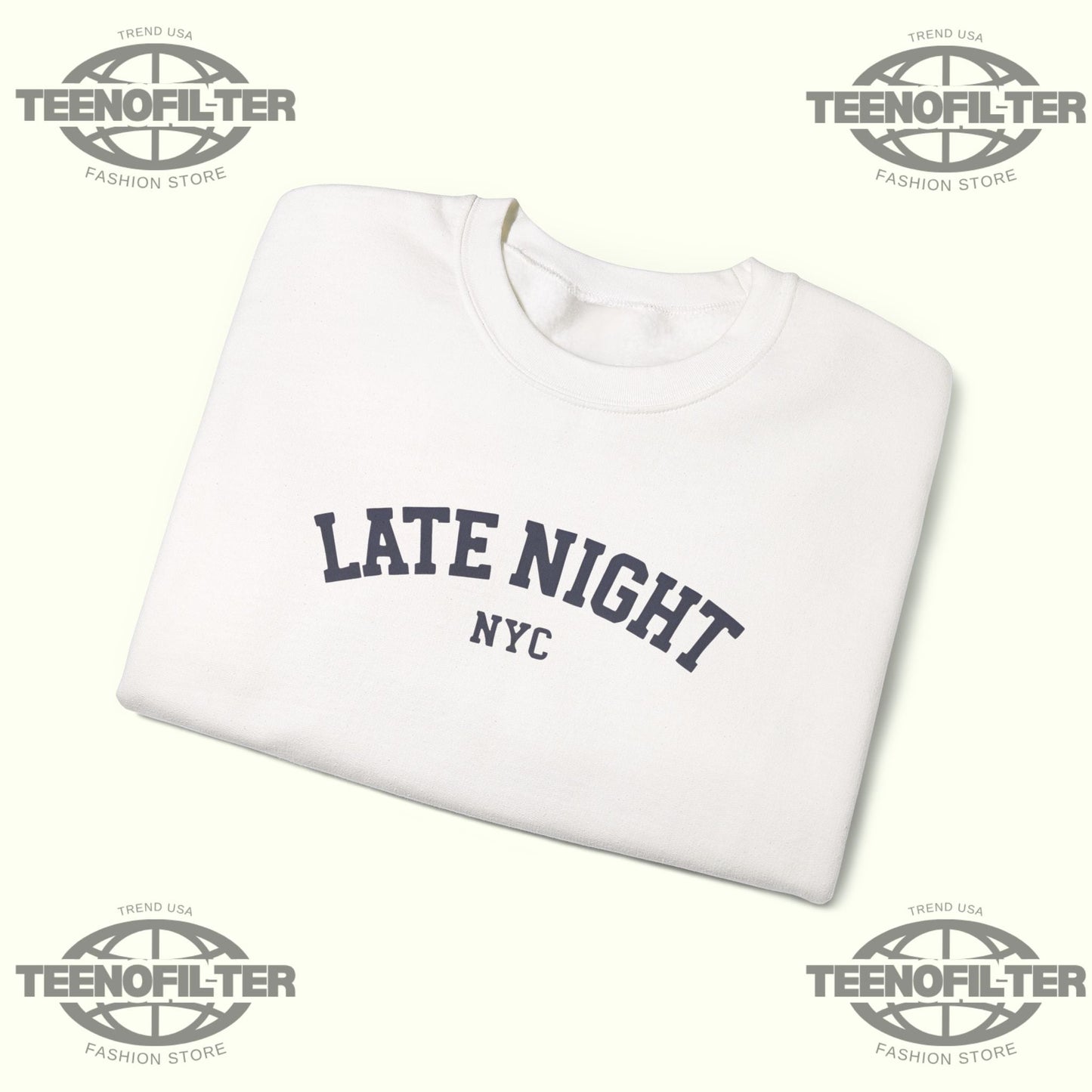 Late Night NYC Sweatshirt Printify