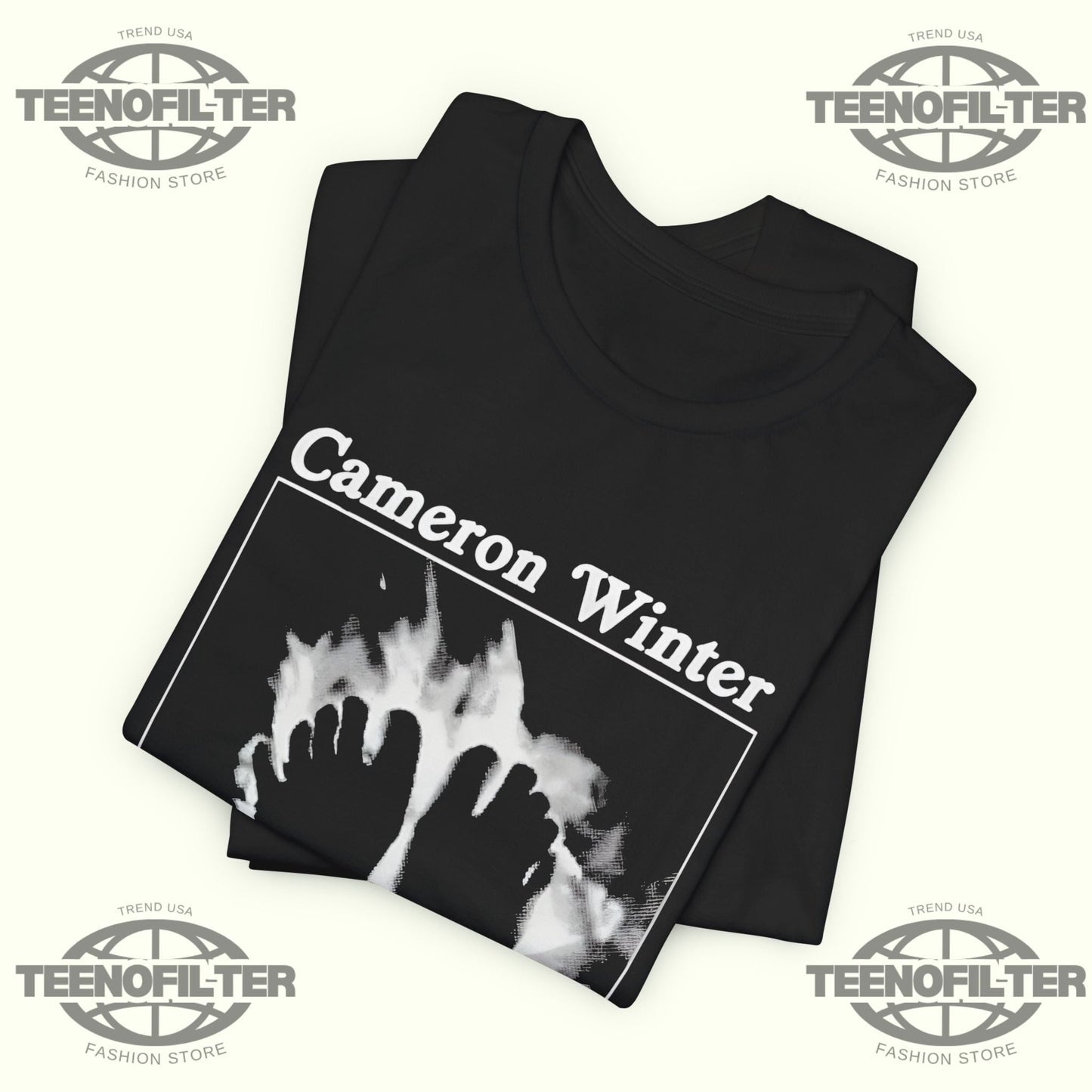 Cameron Winter Heavy Metal T-Shirt Printify