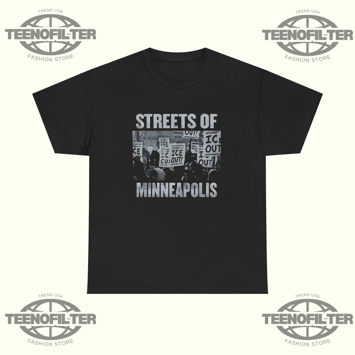 Streets Of Minneapolis T-Shirt - Tee No Filter