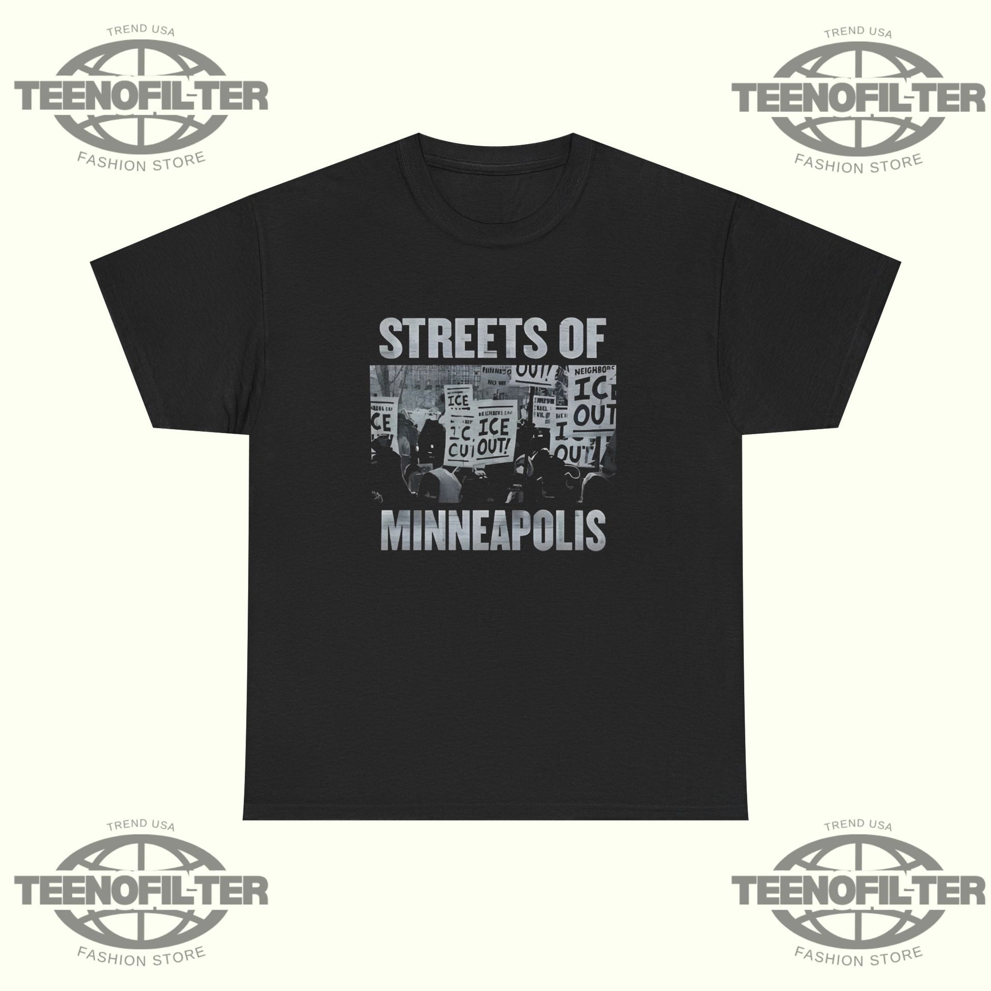 Streets Of Minneapolis T-Shirt - Tee No Filter